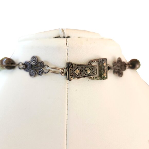 Turquoise Bead Necklace Statement Southwestern Natural Stone Jewelry 113.4 grams - Picture 5 of 8